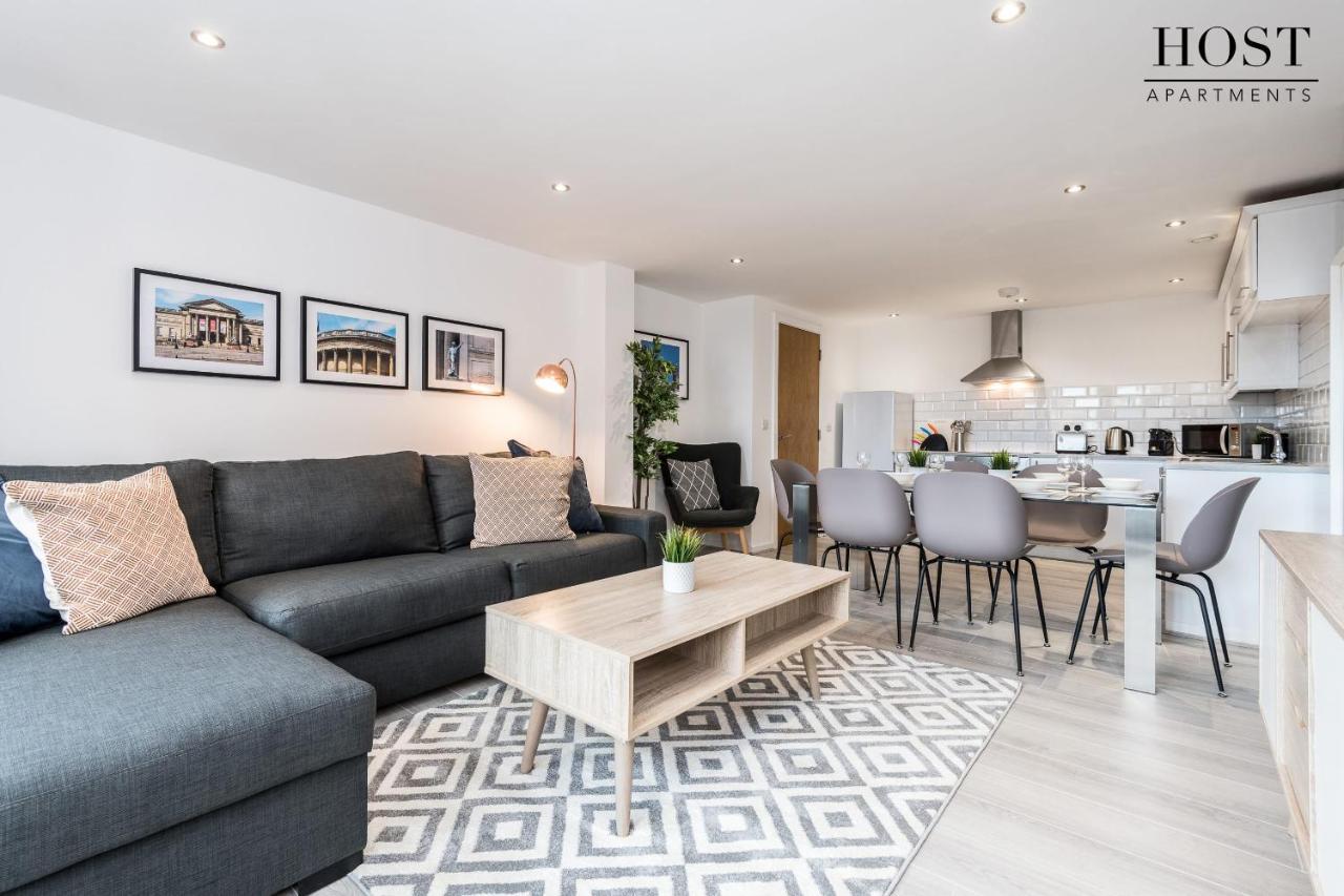 Host Apartments - Contemporary 3 Bed Apt With Balcony - Perfect For Long Stays Liverpool Exterior photo